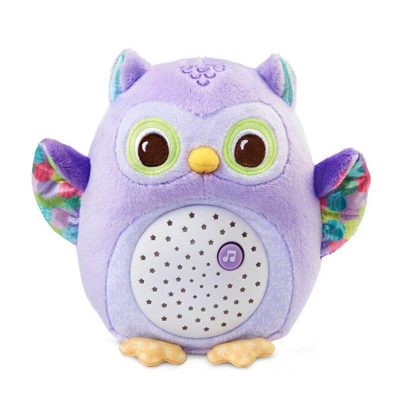 VTech Baby Glow Little Owl Sleep Soother with Cry Sensor Music and Nature Sounds Purple - Image 2