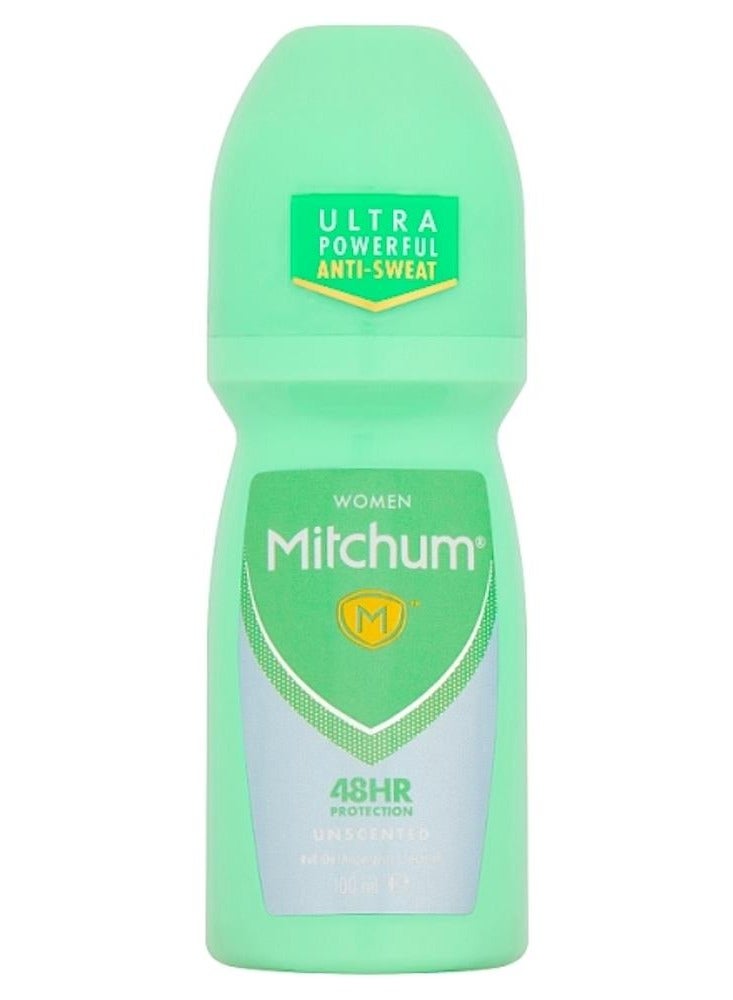 Mitchum Unscented Women 48HR Protection Roll-On Deodorant & Antiperspirant 100 ml