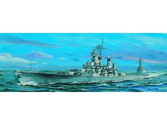 Trumpeter 1700 USS Iowa BB61 Battleship 1984 Model Kit - Image 5