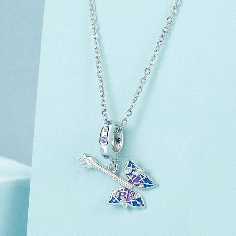 LAMOONY Guitar Charm 925 Sterling Silver Note Charm Music Charm Rainbow Charm Puzzle Charm Love Charm for Pandora Charm Bracelet - Image 5