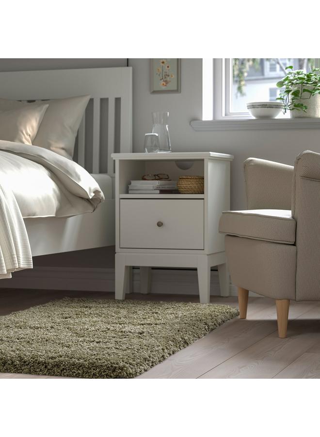 erorex Rug, high pile, grey-green, 80x150 cm - Image 2