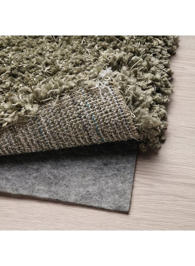 erorex Rug, high pile, grey-green, 80x150 cm - Image 4
