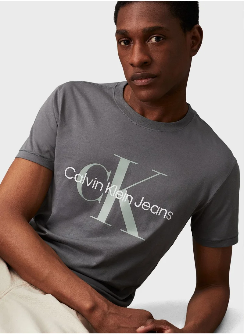 Calvin Klein Jeans Logo Crew Neck T-Shirt