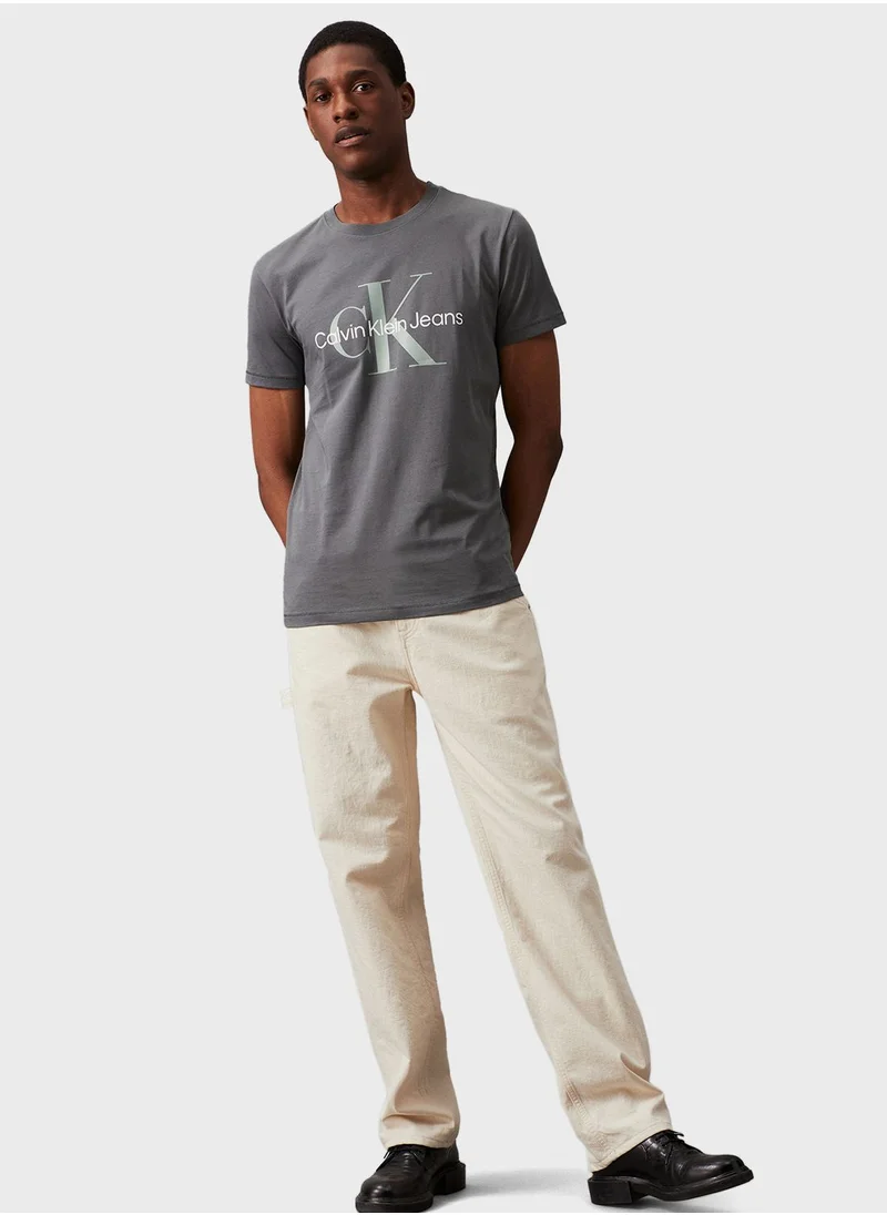 Calvin Klein Jeans Logo Crew Neck T-Shirt