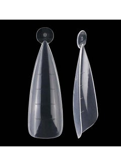 brunson Dual Nail Forms for Poly Extension Gel Pre-shaped False Tips with Scale 120pcs Manicure Tool for Nail Extensions Mold Nail Tips Acrylic Nails False Nails Manicure Tool  - Image 2