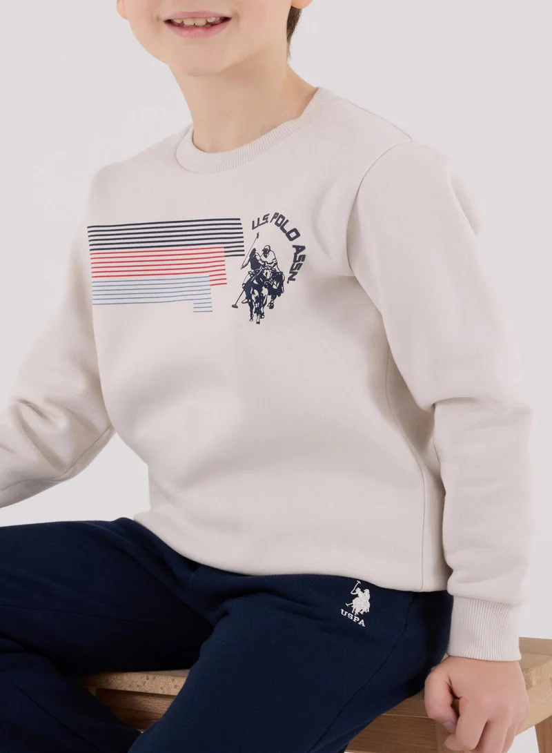 U.S. Polo Assn. U.S. Polo Assn. Boys Stone Two-Piece Set