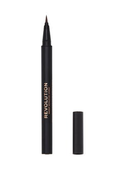 Makeup Revolution Hair Stroke Brow Pen Medium Brown  - Image 1
