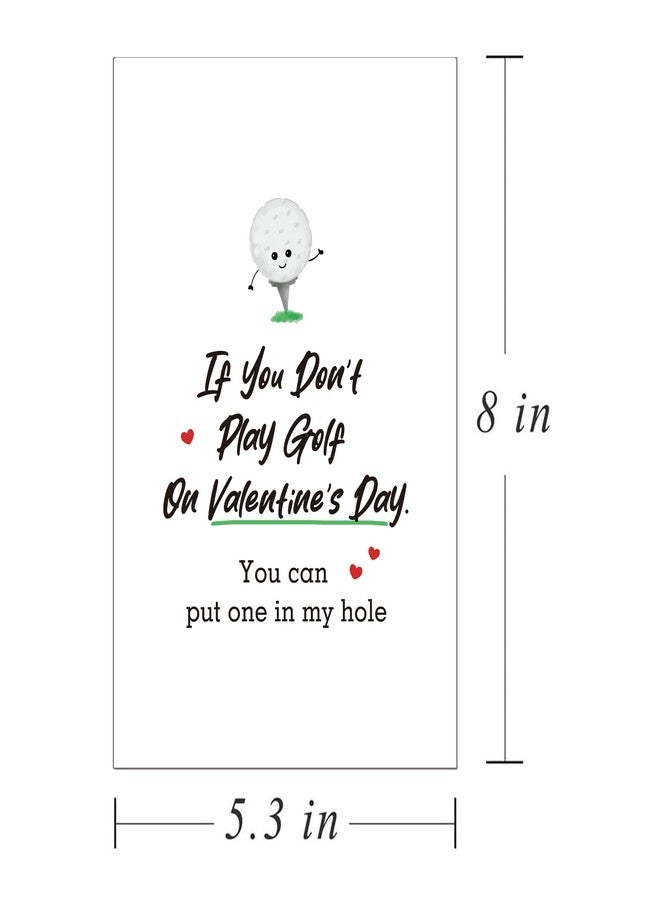 BKOQF Rude Valentine's Day Card, If You Don't Play Golf On Valentine's Day, Cheeky Valentine's Day Card For Golf Fans - Image 2