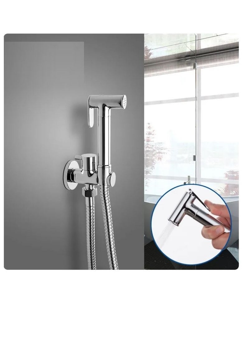 100% Professional choice Shattaf bathroom bidet with stopper and hook  - Image 1