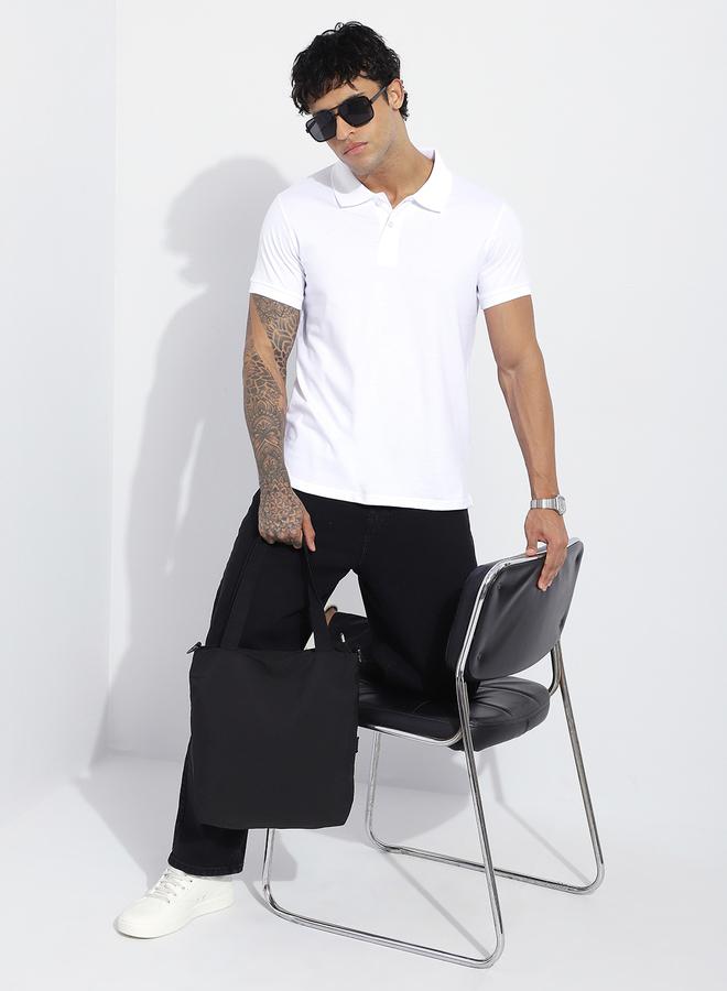 Dillinger Men Regular Fit Short Sleeve Solid Polo - Image 4