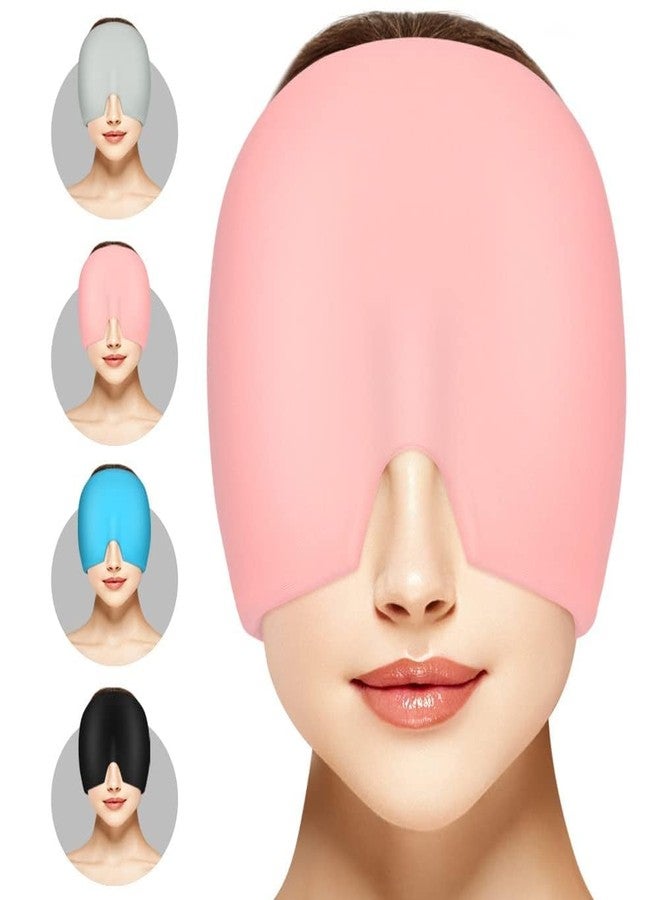 Migraine Relief Ice Cap – Reusable Hot & Cold Gel Head Wrap for Headaches, Sinus Pressure, Puffy Eyes, Tension & Stress | Soothing Face Mask Ice Pack for Migraine Pain Therapy (Multicolor) - Image 2