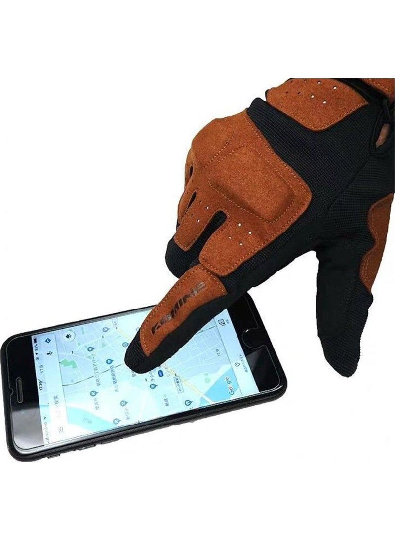 Komine Gk 227 Motorcycle Gloves Full Protection for Phone Use  - Image 5