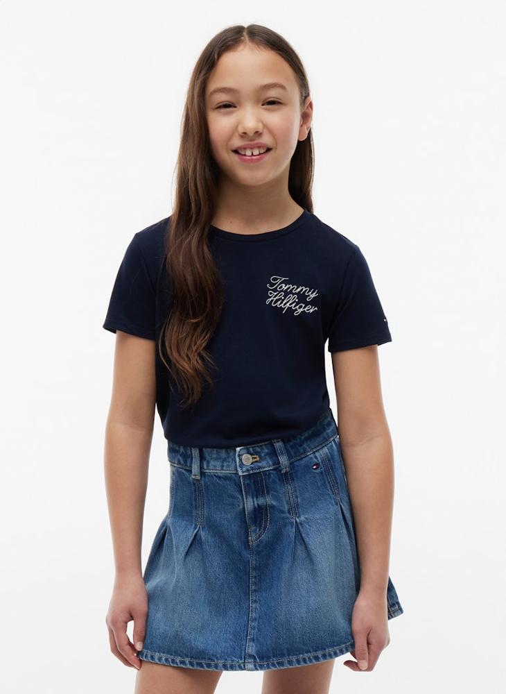 TOMMY HILFIGER Rope Logo Slim T-Shirt - Image 1