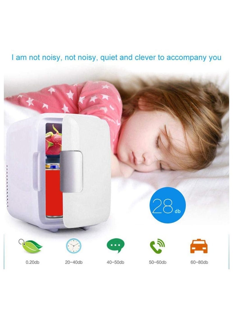 كول بيبي Coolbaby 4L ثلاجة سيارة صغيرة تبريد وتدفئة ثلاجة سفر محمولة 12 فولت تيار متردد هادئ للغاية منخفض الضوضاء سيارة ثلاجة صغيرة مبرد دفئا - Image 5
