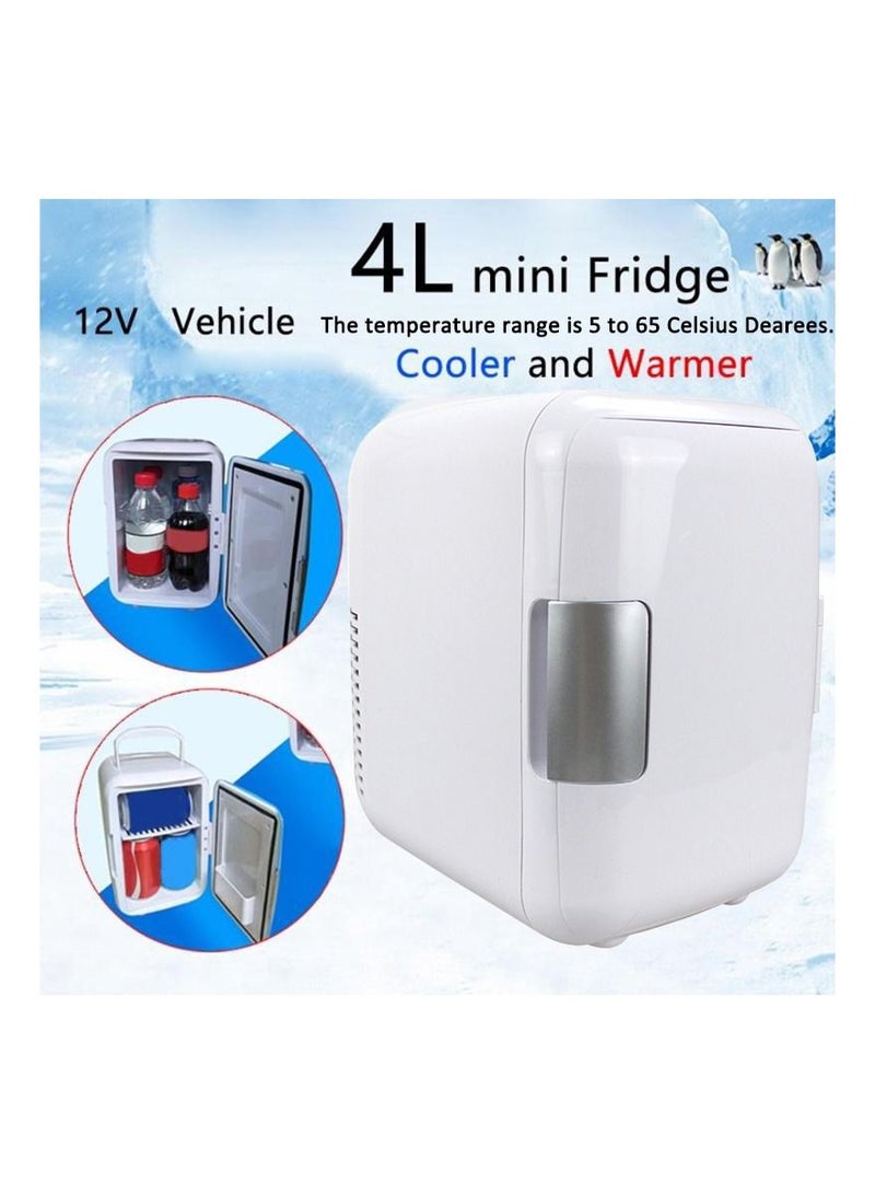 كول بيبي Coolbaby 4L ثلاجة سيارة صغيرة تبريد وتدفئة ثلاجة سفر محمولة 12 فولت تيار متردد هادئ للغاية منخفض الضوضاء سيارة ثلاجة صغيرة مبرد دفئا - Image 3