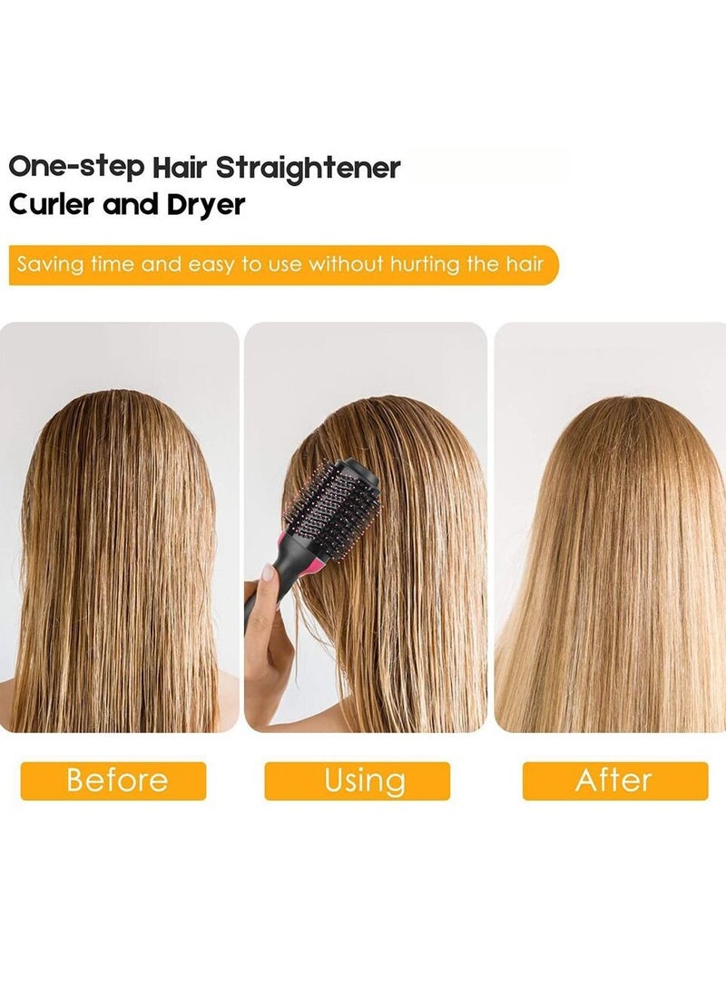 One Step One Step Hair Dryer Volumizer Electric Hot Air Hair Straightener Curler Styling Brush Salon Negative Ion Generator Curling Comb  - Image 4