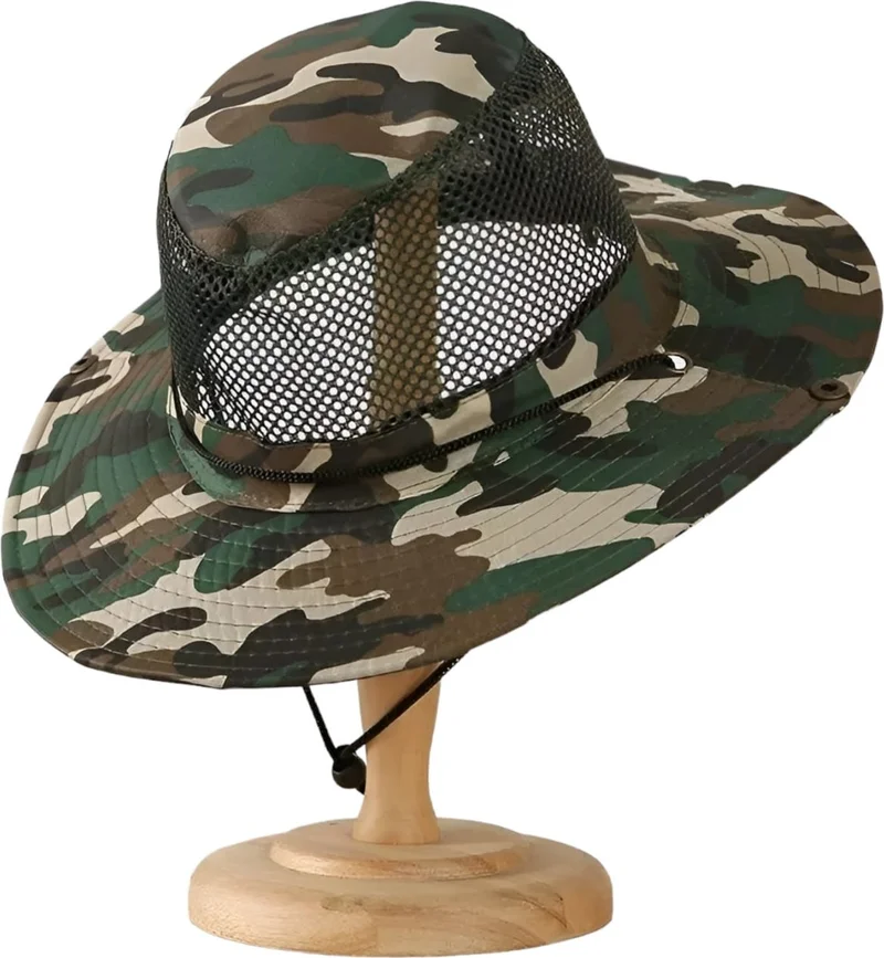 Tezzgelsin Net Safari Hat with Non-Flagging Pattern