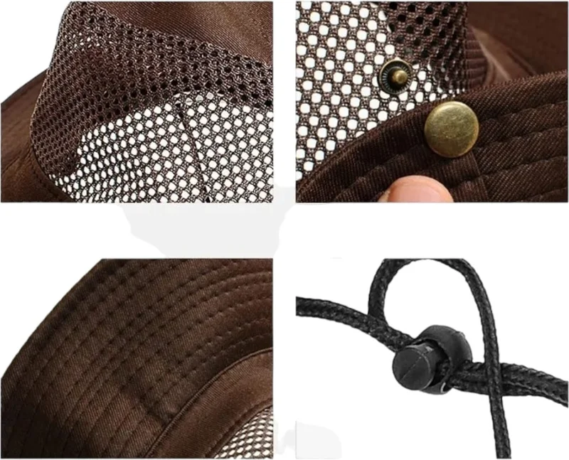 Tezzgelsin Net Safari Hat with Non-Flagging Pattern