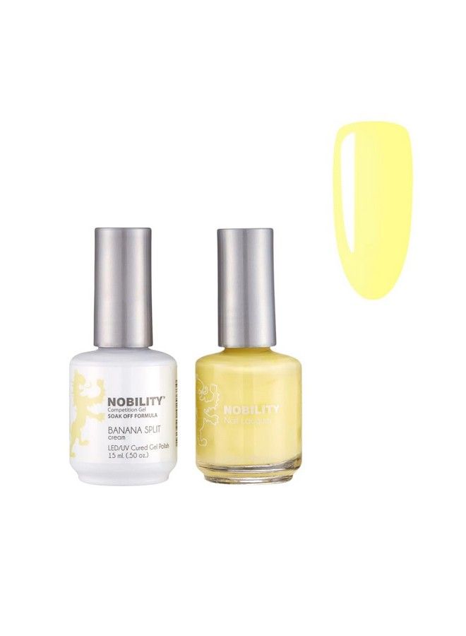 Lechat Nobility  Gel Polish & Nail Lacquer Set (5 Shades Of Yellow)  5Oz (Banana Split Nbcs122)  - Image 1