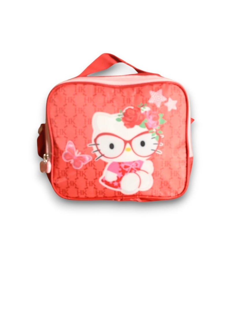Hello Kitty School Bag - Backpack with Lunch Bag & Pencil Case - Image 2