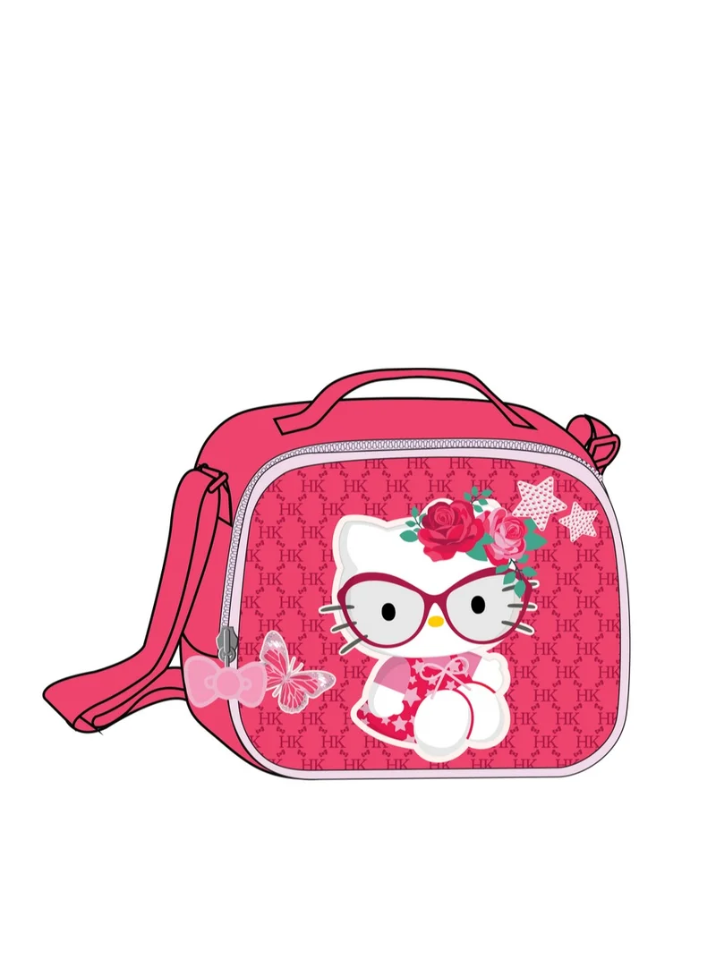 Hello Kitty School Bag - Backpack with Lunch Bag & Pencil Case