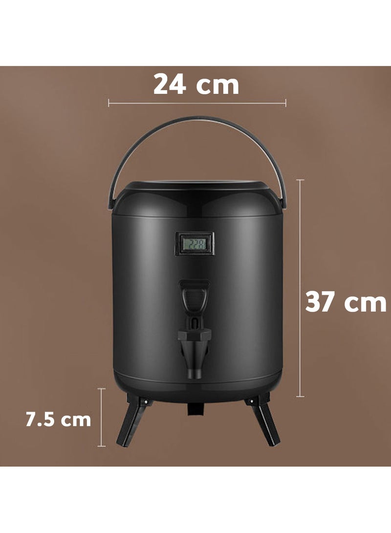 فور لايف حافظة قهوة و شاي مناسبة للمشروبات الحارة و الباردة سعة 6 لتر مع ميزان حرارة مدمج - Image 3