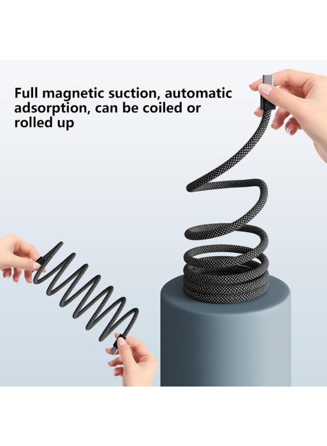 BASEMO Super strong magnetic USB/type-c, 65W fast charging, magnetic weaving, portable storage, efficient office with a transmission rate of up to 480m. - Image 2