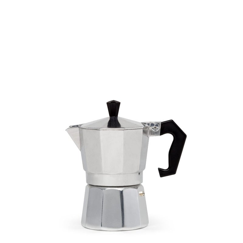 Primula Classic Stovetop Espresso and Coffee Maker Moka Pot for Italian and Cuban Caf Brewing Greca Coffee Maker Cafeteras 3 Espresso Cups Silver