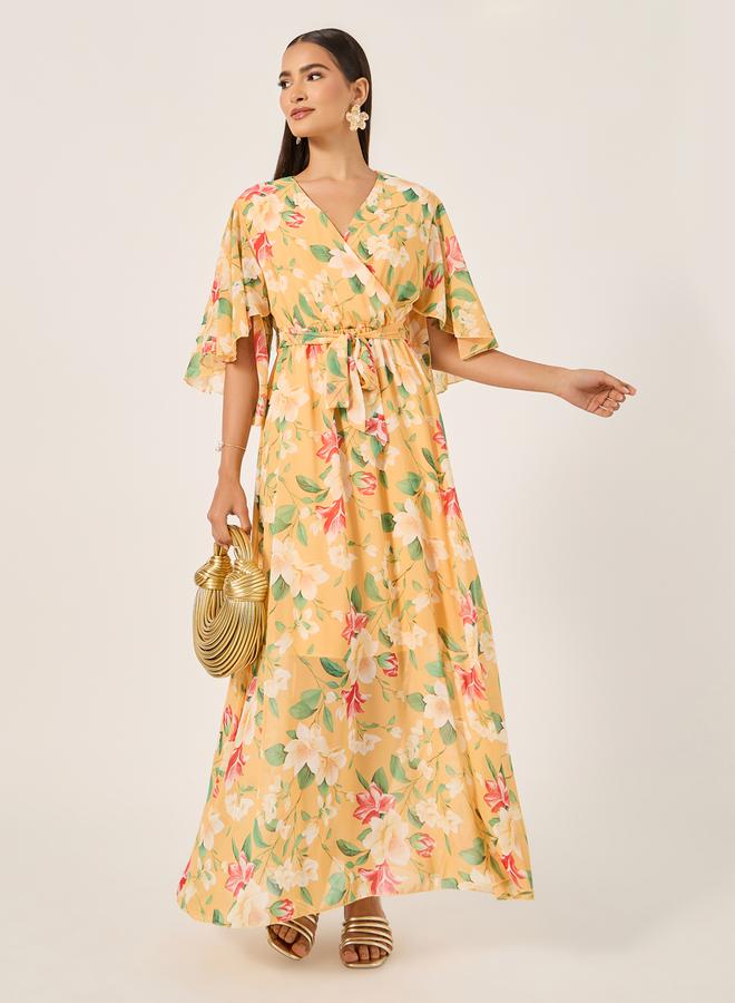 Styli Floral Chiffon Dress - Image 1