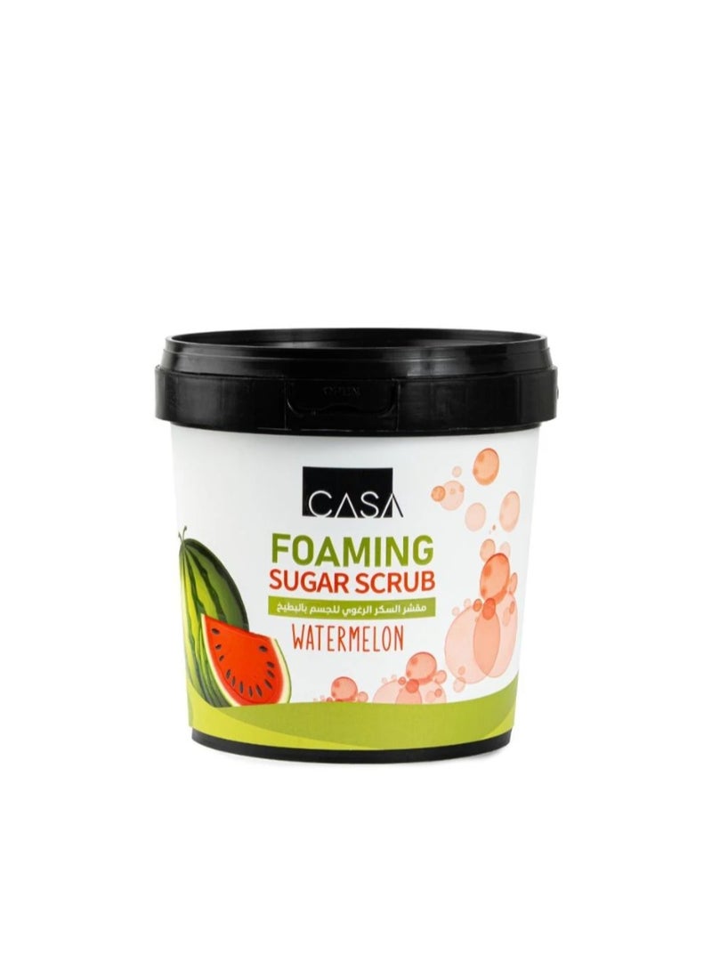 Casa Refreshing Watermelon Foaming Sugar Body Scrub - 600g - Image 1
