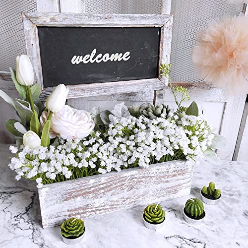 ARTSY Artificial Flowers Bunch for Decoration Babys Breath Flowers for vase Pot, Home/Office Decor, Gift, Artificial Plant, Craft, Pack of 3 Pieces, 35 cm Height, White - Image 4