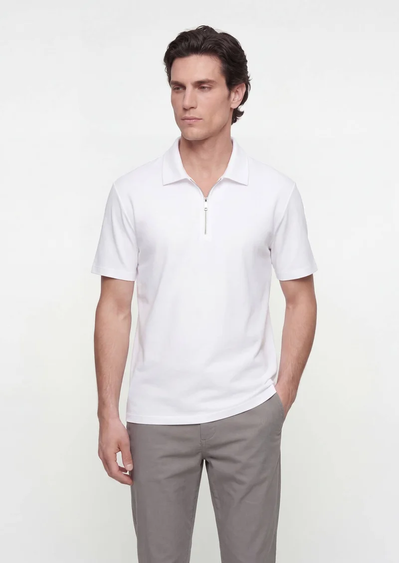 RAMSEY White Plain T-Shirt