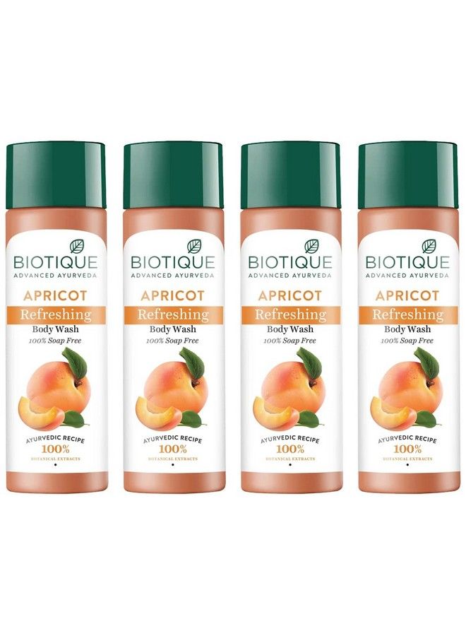 Biotique Ayurvedic 4 Bio Apricot Refreshing Body Wash (190 Ml) - Image 1
