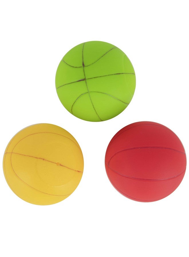 Edushape طقم ألعاب الحمام لكرة السلة من إديوشيب - 3 كرات ملونة وشبكة قادرة على التقاط الكرات، لعبة رمي في حوض الاستحمام مع كوب شفط قوي - Image 4