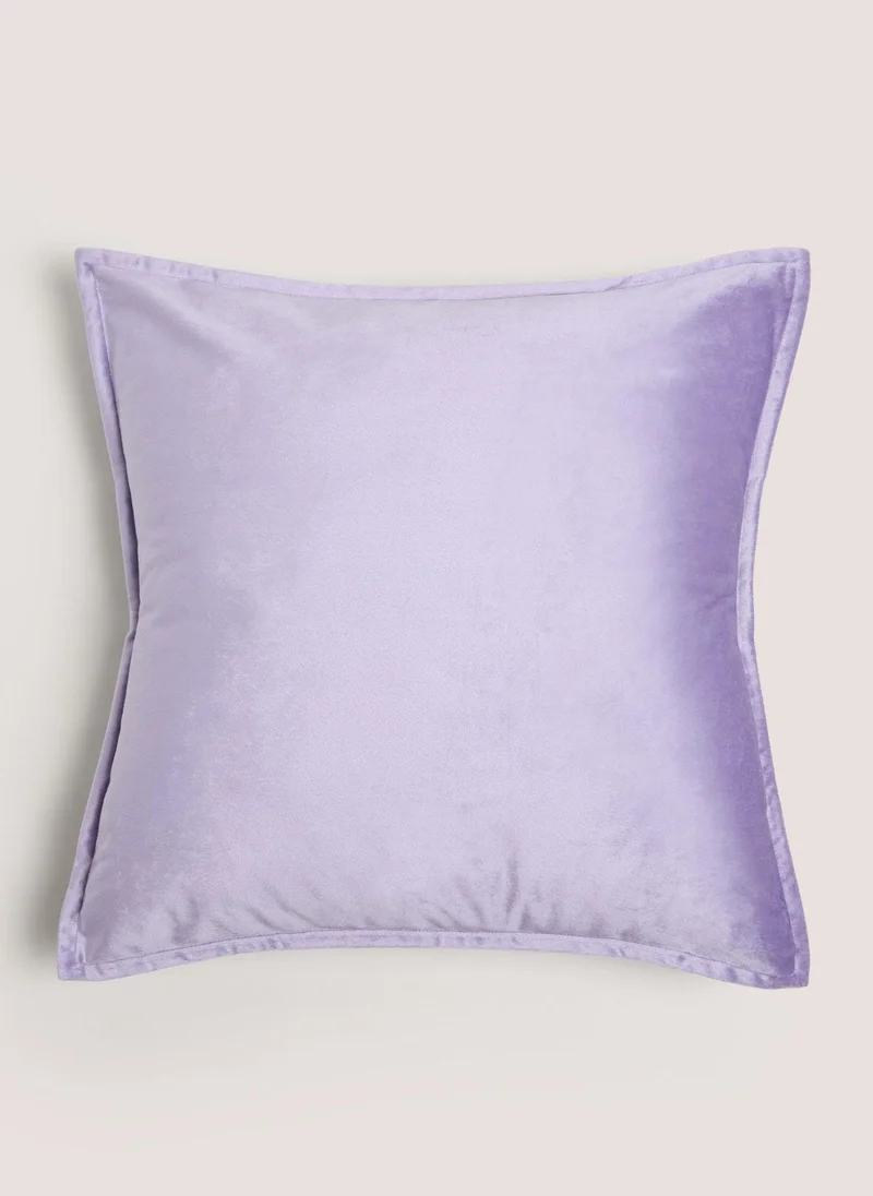 Matalan Lilac Velvet Cushion (43cm x 43cm)