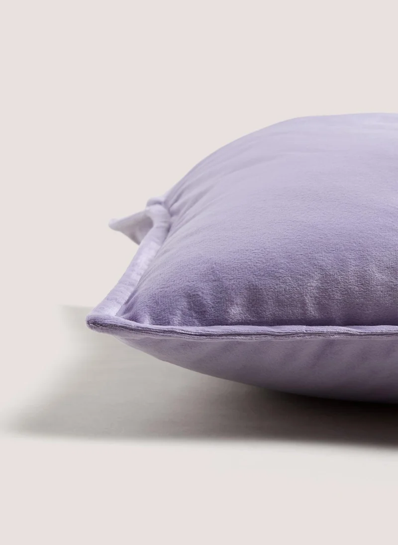 Matalan Lilac Velvet Cushion (43cm x 43cm)
