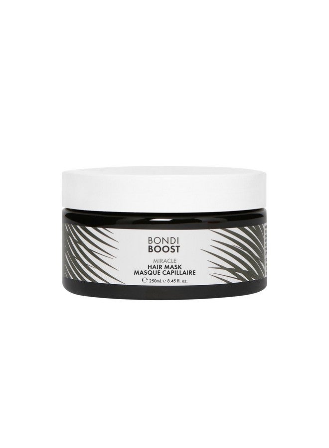 بوندي بوست قناع ميراكل قناع بلسم عميق بوزن 8.45 أونصة سائلة لأنواع الشعر الخفيف، يعزز إصلاح الشعر الأكثر سمكًا وصحة، الشعر الجاف التالف، نباتي + لم يتم الإساءة إلى الحيوانات في تصنيعه في أستراليا - Image 1