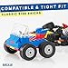Barcaloo 144 Piece Wheels and Axles Sets Building Bricks Car Parts and Pieces Kit Car Building Set with Wheels Axles Windshields - Image 4