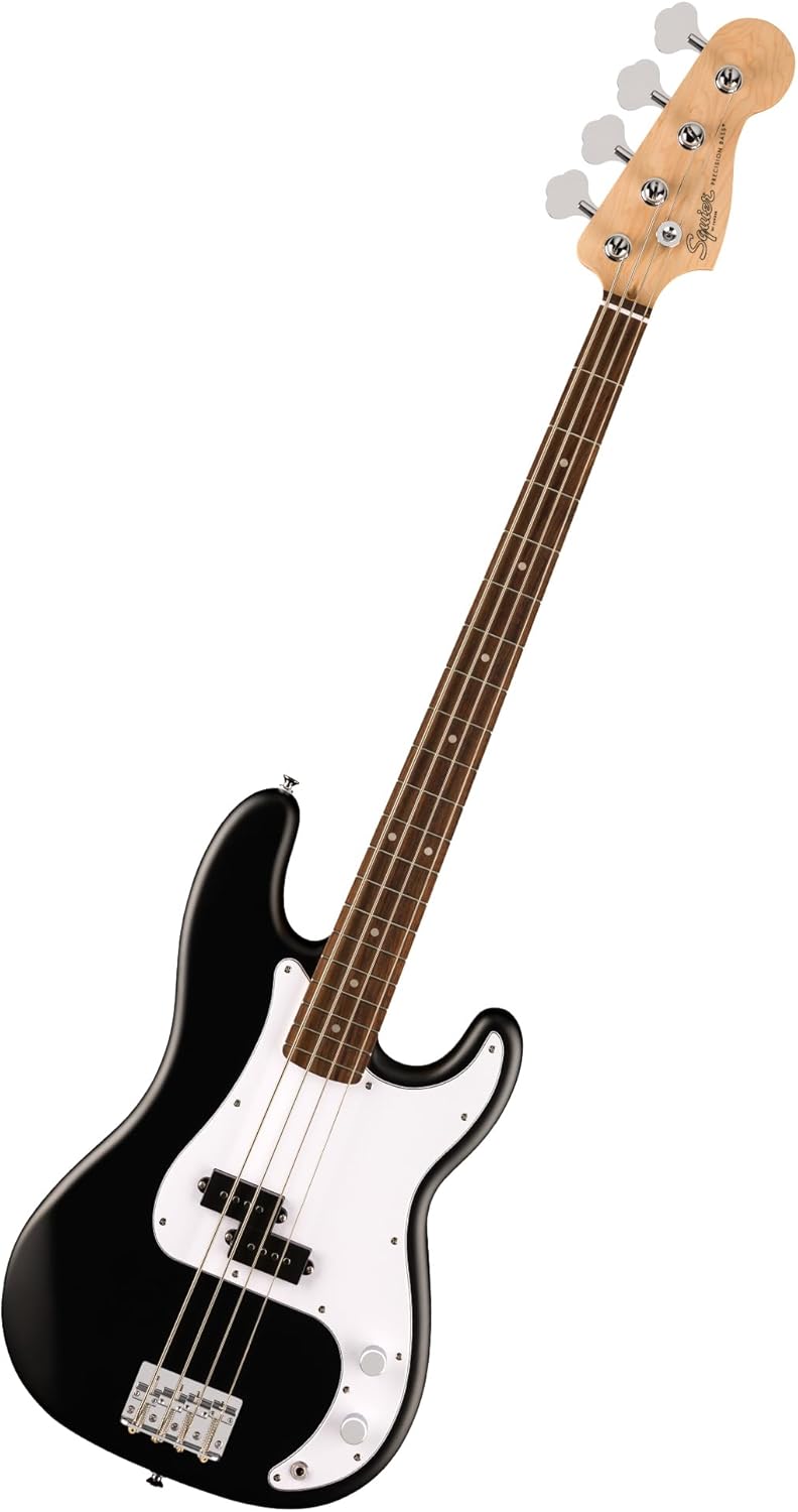 FENDER Fender Squier Debut Series Precision Bass Guitar Beginner Guitar with 2Year Warranty Includes Free Lessons Black with Matte Finish  - Image 1