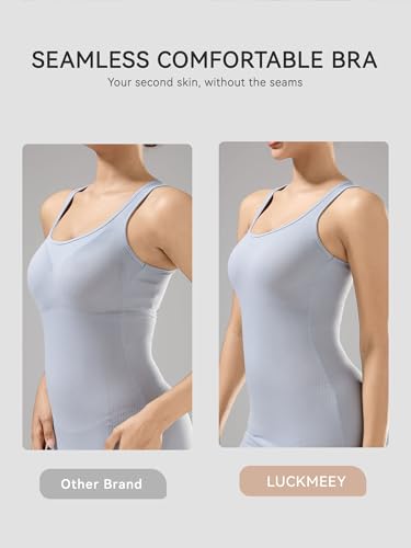 LUCKMEEY Bras for Women No Underwire Push Up Wireless Bra Seamless Bras Full Coverage Supportive Everyday Bra with Lift - Image 3