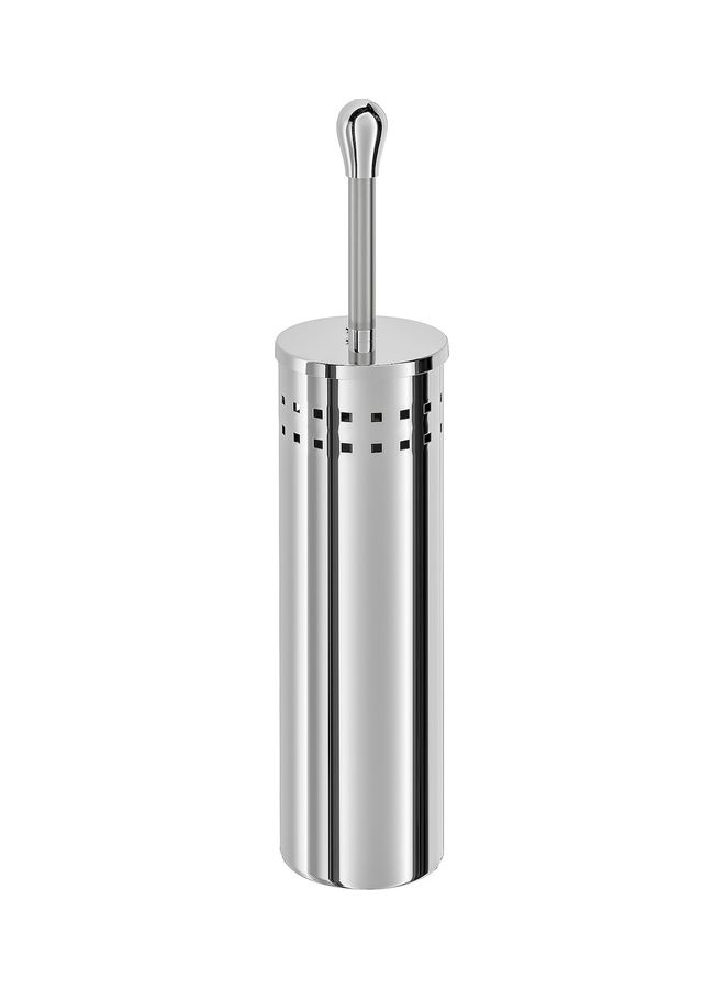 NIBEMINENT Toilet brush, stainless steel Silver 10cm