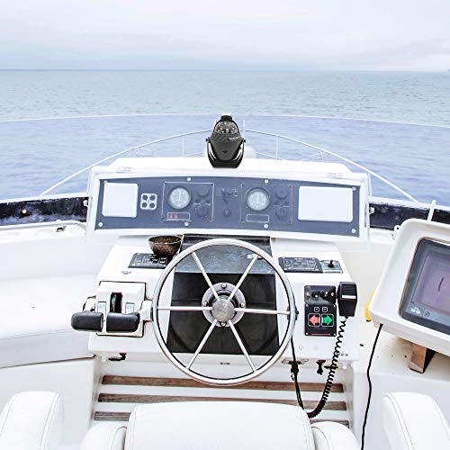 TurnOnSport Boat Compass Marine Dash Mount - Boating Dashboard Compass Large | Navigation Marine Compass for Boat Surface Mount | Illuminated Ball Compass for Ship Dashboard - LED Light Sea Compass Bracket - Image 4