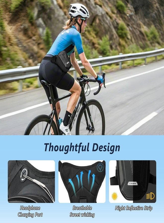 flintronic Motorcycle Leg Bag, Thigh Bag, Motorcycle Cycling Drop Leg Bag, with Headphone Jack, Waterproof Multi-Function Leg Fanny Pack for Men Women Cycling Running Traveling and Fishing - Image 4