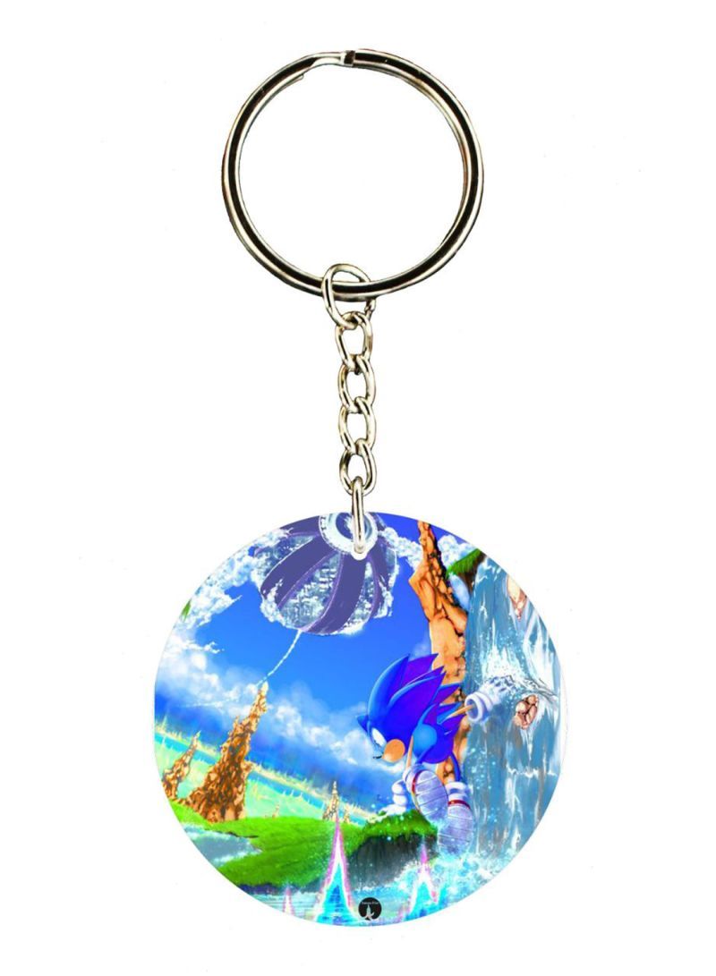 Sonic Double Side Printed Keychain