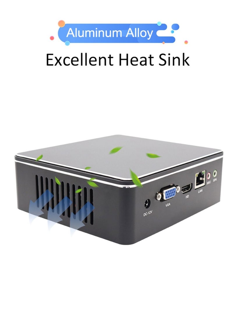 Generic - Mini Pc Intel Core i5-7267U Processor , Windows 10 Home Mini Desktop Computer With Hdmi,Rj45,Vga Port, 8 Gb ddr4,256 Gb Ssd,Gigabit Ethernet Dual Band Wifi Bluetooth,4K hd - Image 1