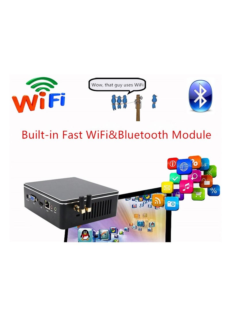 Generic - Mini Pc Intel Core i5-7267U Processor , Windows 10 Home Mini Desktop Computer With Hdmi,Rj45,Vga Port, 8 Gb ddr4,256 Gb Ssd,Gigabit Ethernet Dual Band Wifi Bluetooth,4K hd - Image 1