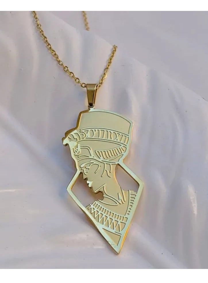 Luxuria Men's and women's stainless steel necklace, 18k gold plated jewelry - Image 2