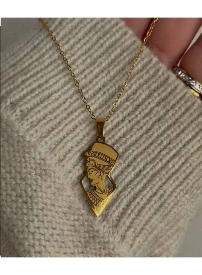 Luxuria Men's and women's stainless steel necklace, 18k gold plated jewelry - Image 3