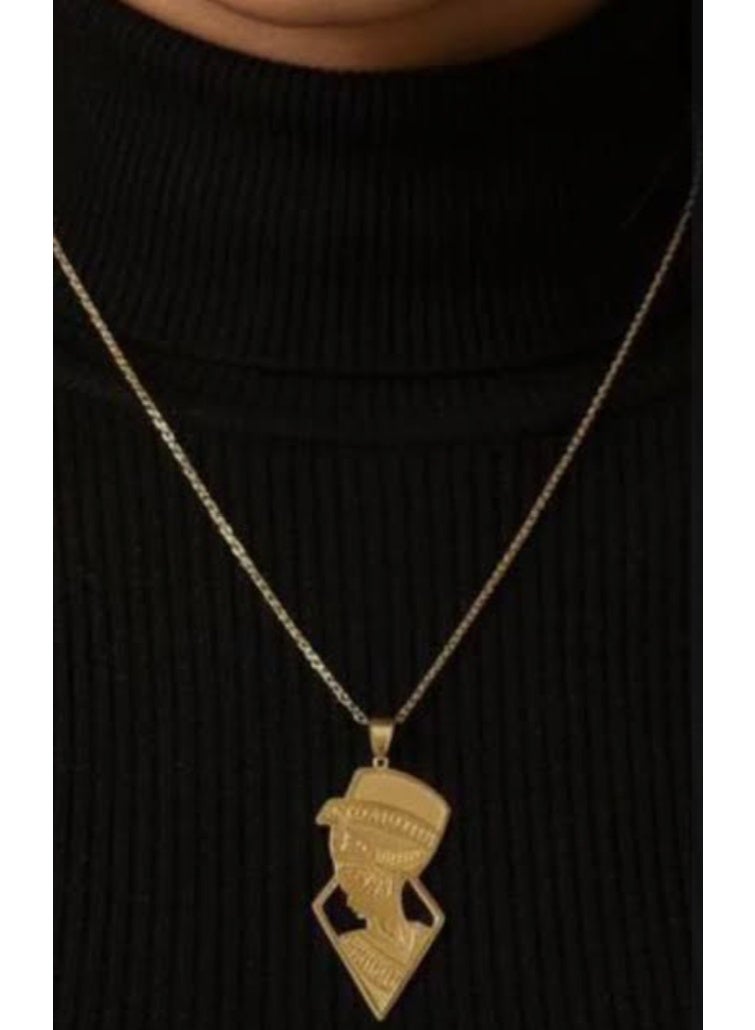 Luxuria Men's and women's stainless steel necklace, 18k gold plated jewelry - Image 4