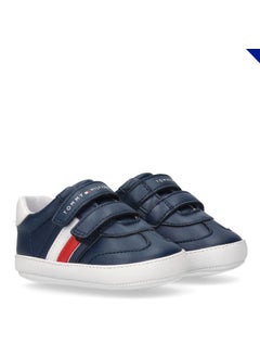 TOMMY HILFIGER Infant Stripe Low Top Velcro Sneakers  - Image 1